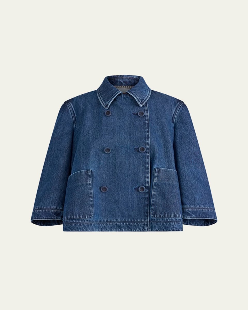 Hayden Denim Double-Breasted Jacket